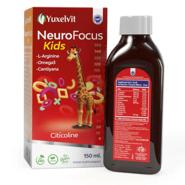 Neurovoux Syrup by Uxlvit – Supports Height, Growth & Learning Performance – 150 ml